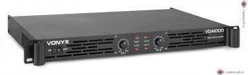 Vonyx VDA1000 PA Amplifier 1U 2x 500W