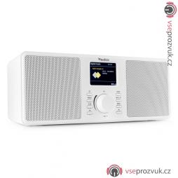 Audizio Monza stereo rádio FM/DAB+ s Bluetooth, bílé