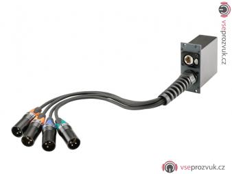 Sommer Cable SYM-E1500-0 - Adaptér RJ45 - 4x XLR 3-pin Samec
