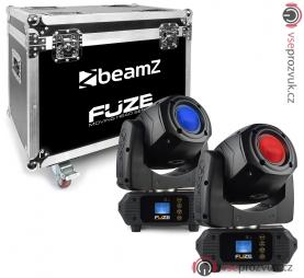 BeamZ Fuze 75S Spot 75W LED Moving Head Sada 2ks s přepravním casem