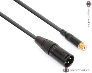 Power Dynamics CX134 kabel XLR (M) - RCA (F) 0,15m
