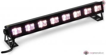BeamZ BUVW83 BAR světelná lišta, 8x3W UV/W LED