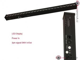BeamZ BBB243 Battery Powered LED BAR 24x 3W RGB, DMX