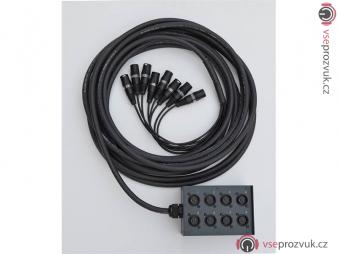 Multipárový kabel se stageboxem 8IN - 10m
