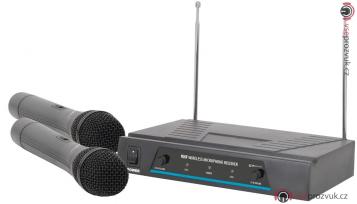 QTX VHF-2, bezdrátový mikrofon, 2 kanálový, 173,8 + 174,8 MHz