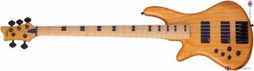 SCHECTER Stiletto-5 Session, Maple Fingerboard - Aged Natural Satin - Left Handed
