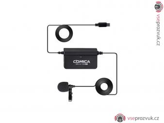 Comica CVM-SIG.LAV V05 klopový mikrofon se zesilovačem (5m) s USB-C koncovkou