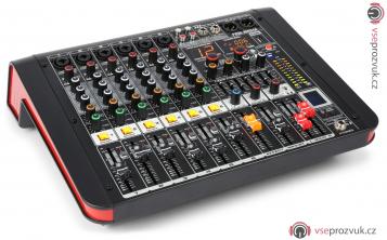 Power Dynamics PDM-M604A 6-Channel Music Mixer with Amplifier