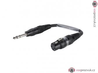 Sommer cable adaptér 3-pin XLR(F) / 6.3mm Jack