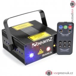 BeamZ Laser Bianca Double 330mW RGB Gobo, DO