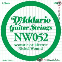 D'ADDARIO XL Nickel Wound - Jednotlivá struna - .052