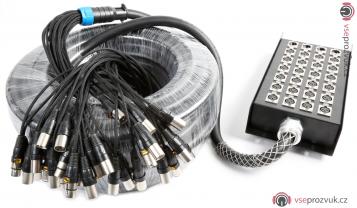 PD Connex Stage Snake 24-in 4-out XLR 30 metres