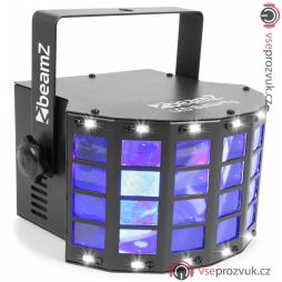 BeamZ LED Butterfly, 3x3W RGB + 14xSMD Strobe LED, světelný efekt