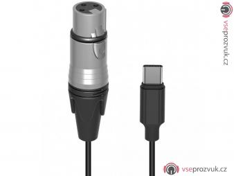 Propojovací kabel USB-C do XLR, 6m