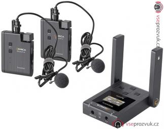 Comica BoomX-U U2 - dvoukanálový bezdrátový klopový mikrofon pro video (mikroport)