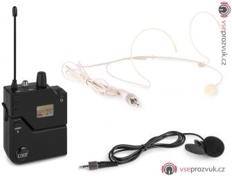 Power Dynamics PD632BP kapesní UHF vysílač s mikrofony pro sérii PD632