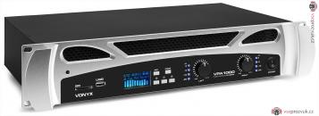 Vonyx VPA1000, mixážní PA zesilovač, 2x 500W BT/MP3/USB/SD