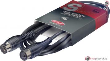 Stagg SMD1 E, kabel midi DIN/DIN, 1m