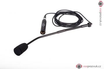 Audio-Technica U857R - Kondenzátorový kardioidní mikrofon s husím krkem osazeným montážní redukcí, d