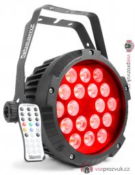 BeamZ Professional BWA418 Aluminum IP65 LED PAR, 18x 12W QCL