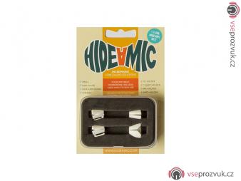 Hide-a-mic DPA Set 4 different holders in case, White